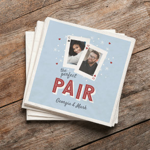 Perfect Pair Casino Theme Couples Napkin