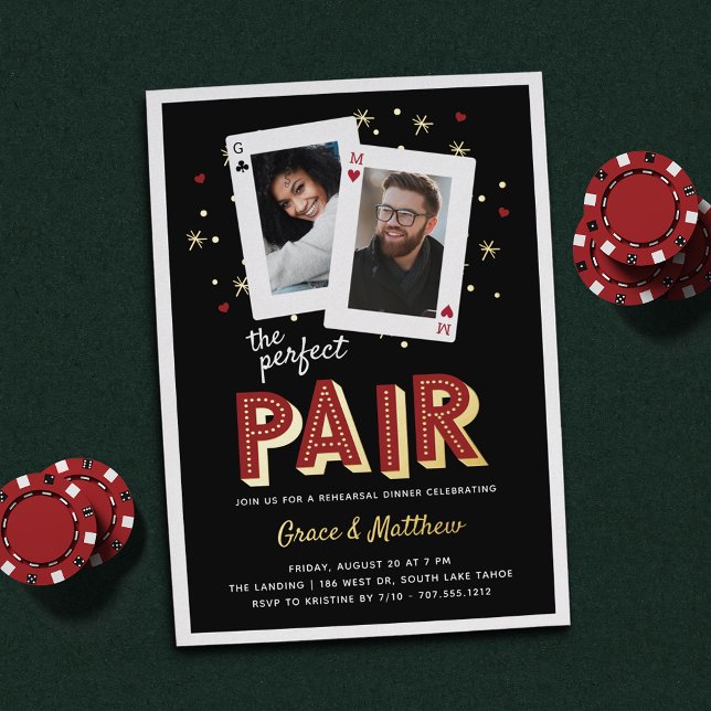 Perfect Pair Casino Theme Rehearsal Dinner (Creator Uploaded)