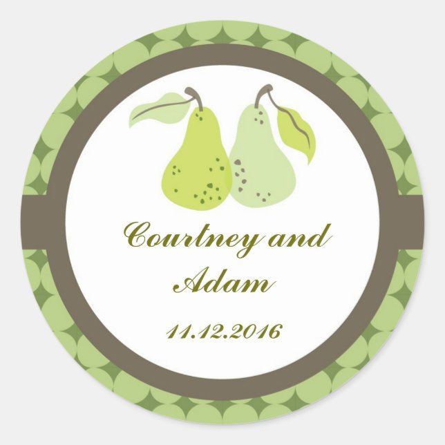 Perfect Pair Favour Sticker (Front)