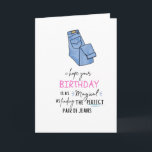 Perfect Pair of Jeans Birthday Card<br><div class="desc">Funny Birthday Card "I hope your Birthday is as magical as finding the perfect pair of jeans"  Blank inside to customise with own sentiments.</div>