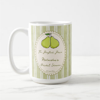 Perfect pair pear bridal shower favor gifts coffee mug