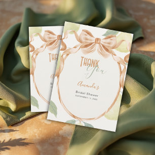 Perfect Pair Pear Retro Bridal Shower Thank You Card