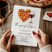 Perfect Pair Pizza Wine Wedding Rehearsal Dinner