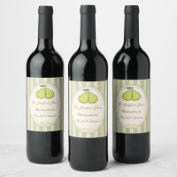 Perfect pair sage green stripe pear bridal shower