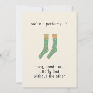 Perfect Pair Valentine Postcard