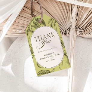 Perfect Pair Vintage Pear Bridal Shower Gift Tags