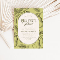 Perfect Pair Vintage Pear Bridal Shower