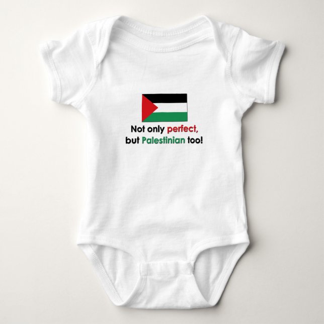 Perfect Palestinian Baby Bodysuit (Front)
