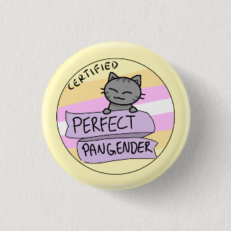 Perfect Pangender 3 Cm Round Badge