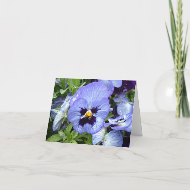 Perfect Pansy Notecard (Front)