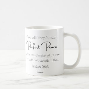 Perfect Peace Mug Isaiah 26:3
