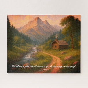 Perfect Peace Verse Jigsaw Puzzle