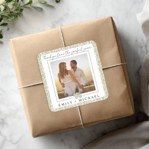 Perfect Pear Photo Thank You Sticker   Bridal Show