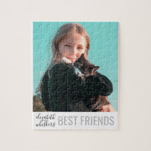 Perfect Pet Best Friends Cat Photo Personalised Jigsaw Puzzle