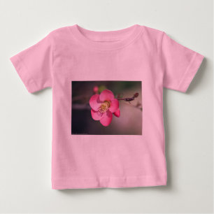 Perfect Pink Flowering Quince Baby T-Shirt