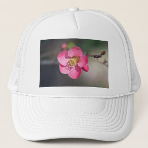 Perfect Pink Flowering Quince Trucker Hat
