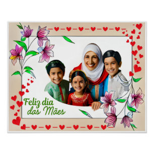 Perfect Poster of Zazzle to honor his mothers
