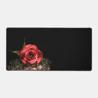 Perfect Pretty Rose Flower Floral Desk Mat