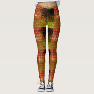 Perfect Prints_RedGold Leggings