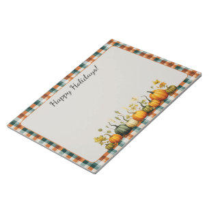 Perfect Pumpkin Party Halloween Thanksgiving Fall  Notepad