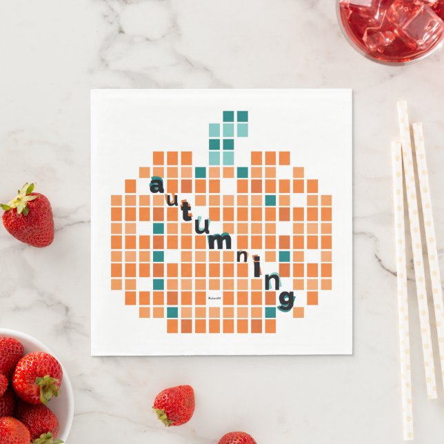 Perfect Pumpkins = Autumning Napkin (Insitu)