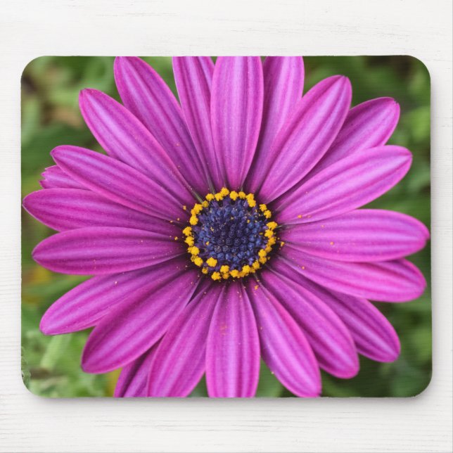 Perfect Purple Flower Head Mouse Mat (Front)