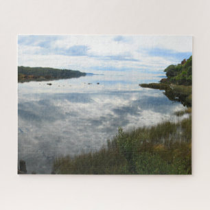 Perfect reflections Sarah Island Tasmania Jigsaw Puzzle