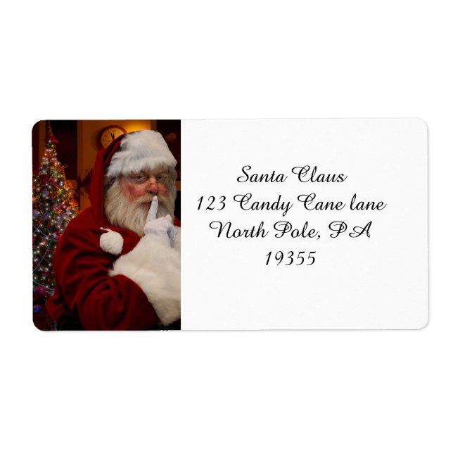 Perfect Santa Address Label (Front)