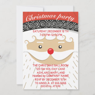 Perfect Santa Christmas Invitation