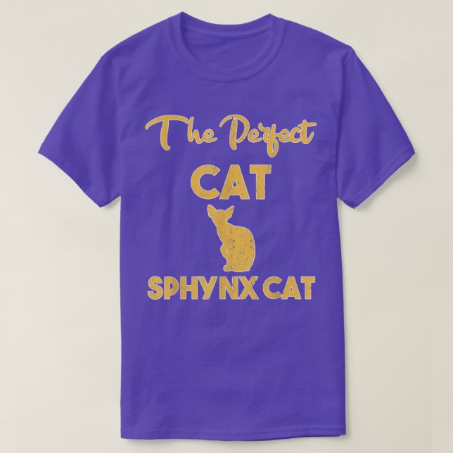 Perfect Sphyn Cat  T-Shirt (Design Front)