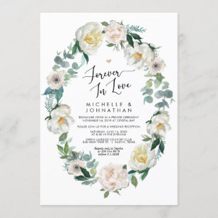 Perfect Spring Wedding Elopement Invitation