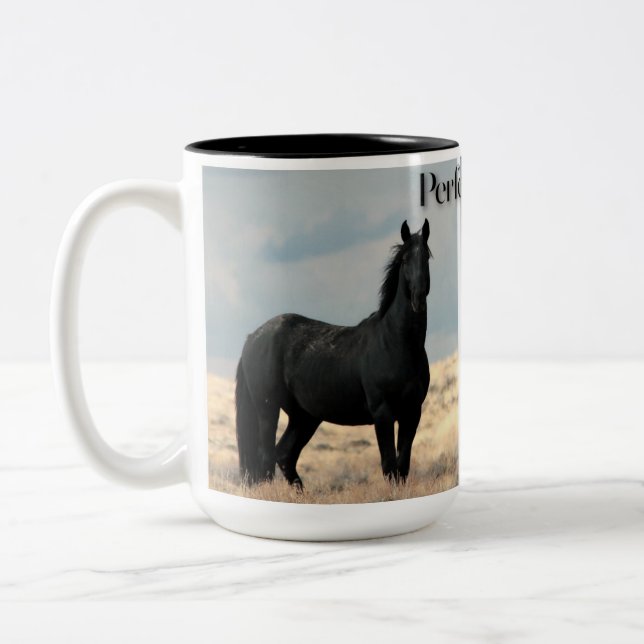 "Perfect Storm" Mustang Mug  (Left)