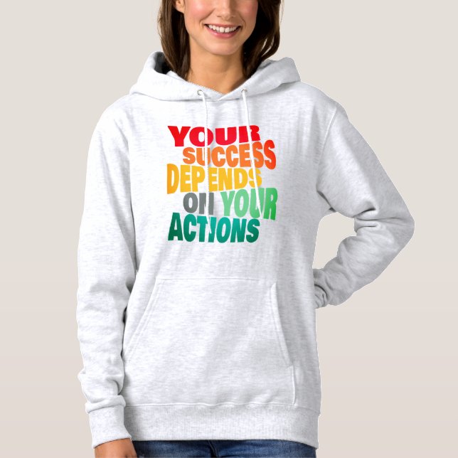 Perfect Text Motivational Quotes  Hoodie (Front)