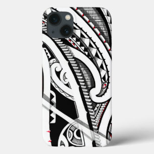 Perfect tribal polynesian/maori tattoo art iPhone 13 case