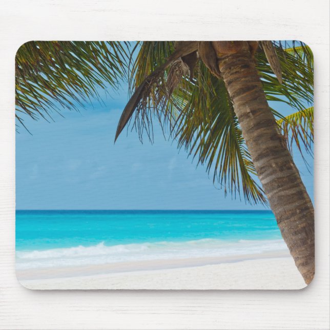Perfect Tropical Paradise Beach Mouse Mat (Front)