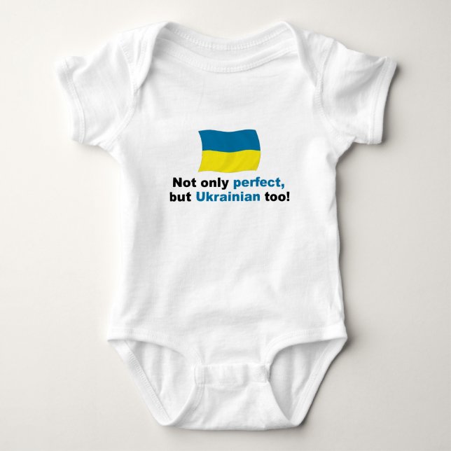 Perfect Ukrainian Baby Bodysuit (Front)