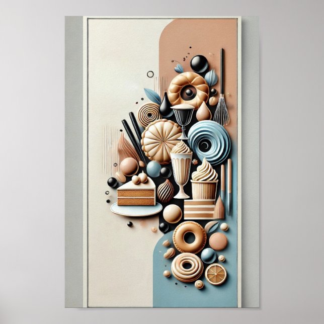 Perfect Wall Décor for Bakers & Pastry Chef Poster (Front)