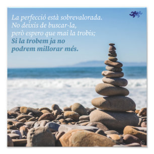 Perfection is overrated photo print