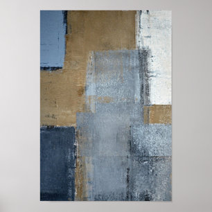 'Perfection' Neutral Abstract Art Poster