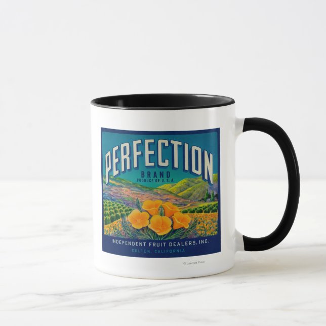 Perfection Orange LabelColton, CA Mug (Right)