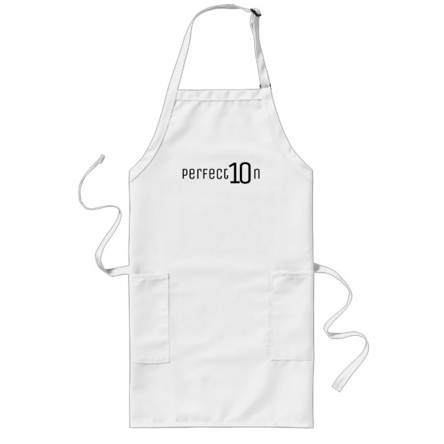 Perfection. Perfect Cook. Ten out of Ten. Long Apron (Front)