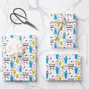 Perfectly Imperfect 1 B_Wrapping Paper