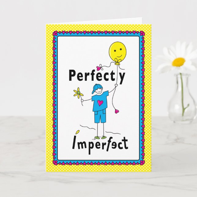 Perfectly Imperfect 2_Greeting Card 5”x7” (Small Plant)