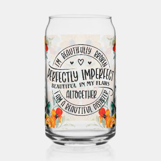Perfectly Imperfect Can Glass