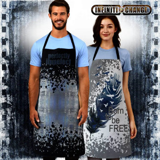 PERFECTLY IMPERFECT | Grunge | Denim Typography | Apron