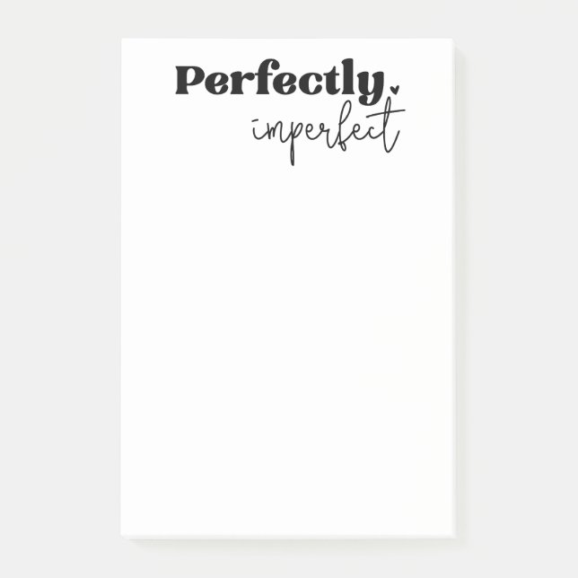 Perfectly Imperfect Notepad (Front)