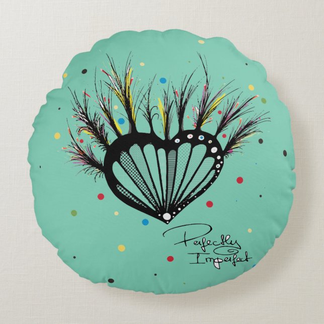 Perfectly Imperfect Round Cushion (Front)