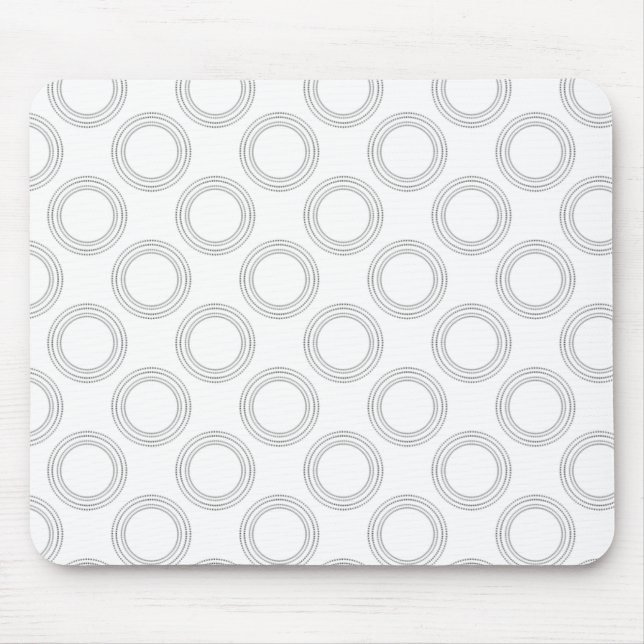 Perfectly Luxurious Light Mousepad, Black Mouse Mat (Front)