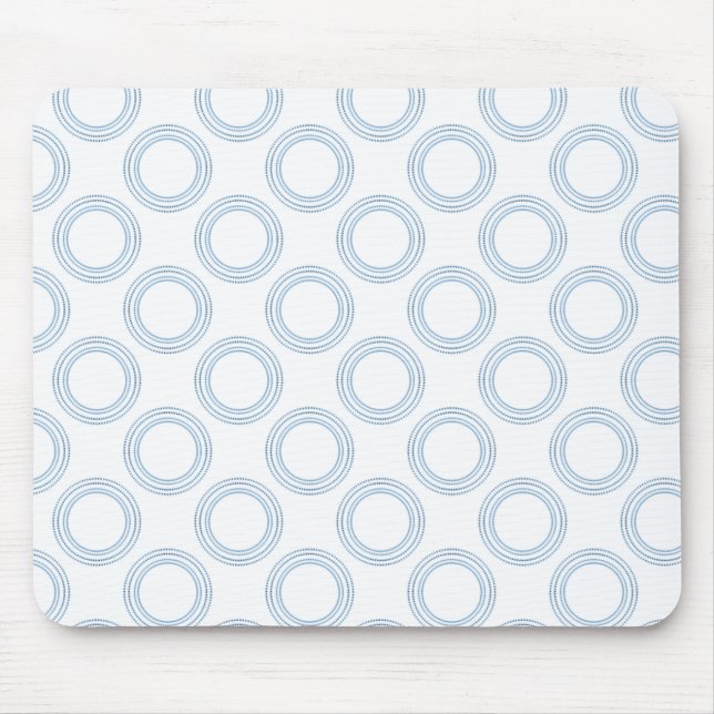 Perfectly Luxurious Light Mousepad, Blue Mouse Mat (Front)