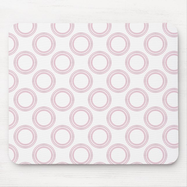 Perfectly Luxurious Light Mousepad, Pink Mouse Mat (Front)